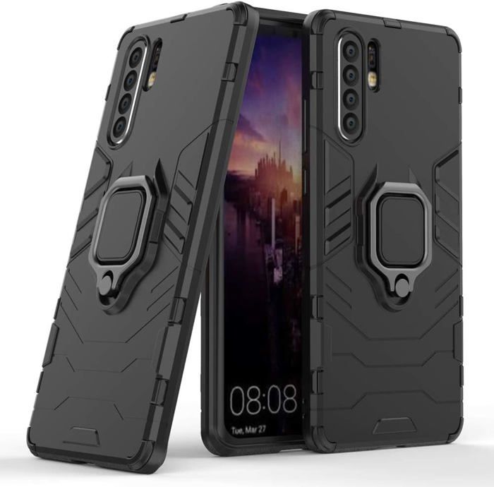Pack Écran + Coque Huawei P30 Pro : 2 Films Verre Trempé Incurvés & Coque Gel Ultra-Protection