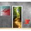 Autocollant Mural Décoratif Oriental - Sticker Grande Taille 63x204 Cm - Impression Haute Qualité - Fabriqué En France