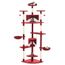 Arbre A Chat Avec Griffoirs En Sisal 3 Cm Rouge Blanc Accessoires Pour Chats Meubles Pour Chats Multicolore Multicolore Cdiscount Animalerie
