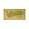 FaNaTtik - Charlie et la Chocolaterie - Réplique Mini Golden Ticket (plaqué or)-0