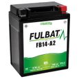 Batterie moto GEL FB14-A2 GEL (12N14-4A) /YB14-A2 FULBAT SLA Etanche 14.7AH 175 AMPS-0