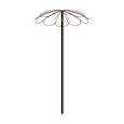 Tuteur parapluie 9 pétales 100 x 250 cm - LOUIS MOULIN Fer Vieilli-0