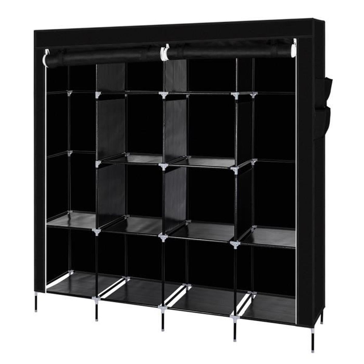 MEN 67" Armoire à vêtements Armoire de rangement portable pour