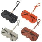 étui Lunettes Souple Clic Clac 2 Pochettes Lunettes De Soleil XPEX En Cuir Souple - Étui Portable Avec Clip Ceinture - Cadeau Idéal Pochette Lunettes Cuir Etui Lunettes Cuir étui Design élégant Cadeau