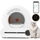 DRIPEX 65L Bac à litière auto-nettoyant pour chats,Maison de Toilette Chat,capteur infrarouge,élimine les odeurs,contrôlé par APP