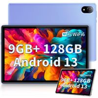 Tablette tactile 10.1 pouce DOOGEE U10 4+5 Go étendue + 128 Go Widevine L1 Batterie 5060mAh Android 13 WiFi6 - Violet