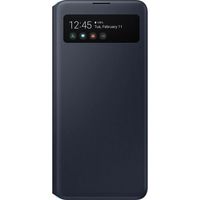 Etui folio noir à zone transparente Samsung pour Galaxy A51 5G