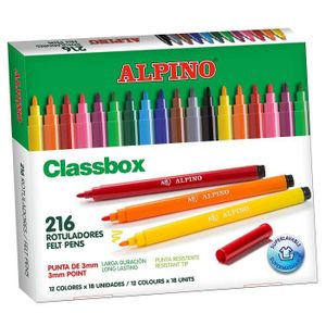 FEUTRES Alpino Alpin Eco Pack avec 216 feutres et 144 crayons - AR000108