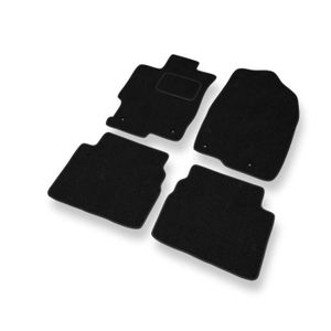 Perfect Fit Noir tapis de voiture Tapis de sol sur mesure pour Mazda 6 fixations 07-13