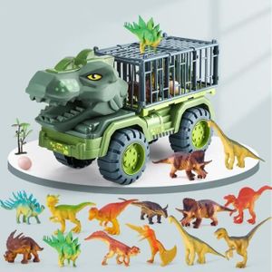 COFFRET CADEAU JOUET Huiya- Camion jouet Transporteur de dinosaure de v