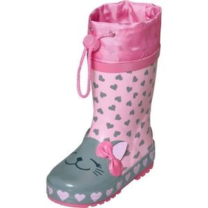 BOTTE Bottes de pluie en caoutchou fille Playshoes Cat