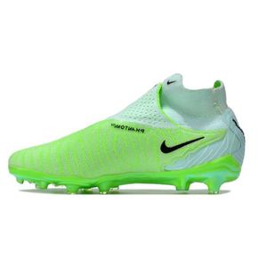 CHAUSSURES DE FOOTBALL Chaussures de football - Nike - Phantom GX Elite FG - Vert noir - Lacets - Homme