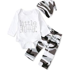 0-24 Mois Bébé Garçon Pyjama Camouflage 3 PCS Ensemble de Vêtements : Body  + Pantalon + Bonnet Noir - Cdiscount Prêt-à-Porter