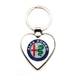 Generic Porte-clés de voiture Cristal LED Lumière logo Alfa Romeo sans  emballage à prix pas cher