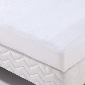 PROTÈGE MATELAS  Protection literie housse imperméable Transalese éponge 100% coton 80x190 cm blanc