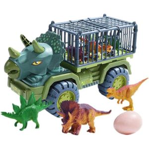 JOUET chiwanji Dinosaures Camion Transporteur avec Figur