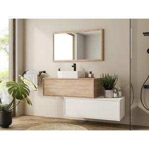 Meuble simple vasque suspendu - salle de bain esprit loft - 100 cm -  TIKITIKI