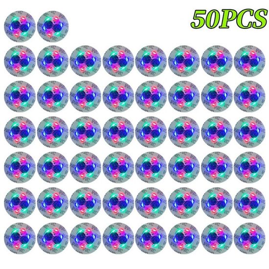 Lot De 12 Dessous De Verre LED Multicolores YOUYIKE - Autocollants Lumineux Pour Fêtes, Mariages, Bars | 3 Modes De Lumière