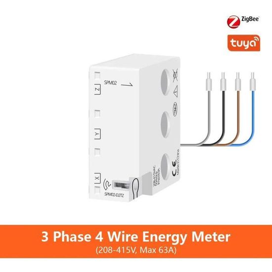 INTERRUPTEUR ?? RAIL intelligent Tuya Wifi 1P Din pour une gestion