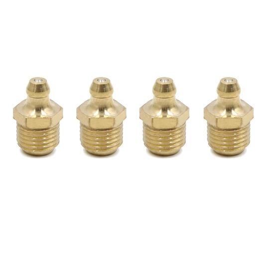 3 Pièces Graisseurs Droit M14x1.5 En Laiton - Raccord De Graissage Pour Voiture, Moto, Camion - Filetage Solide, Anti-fuite