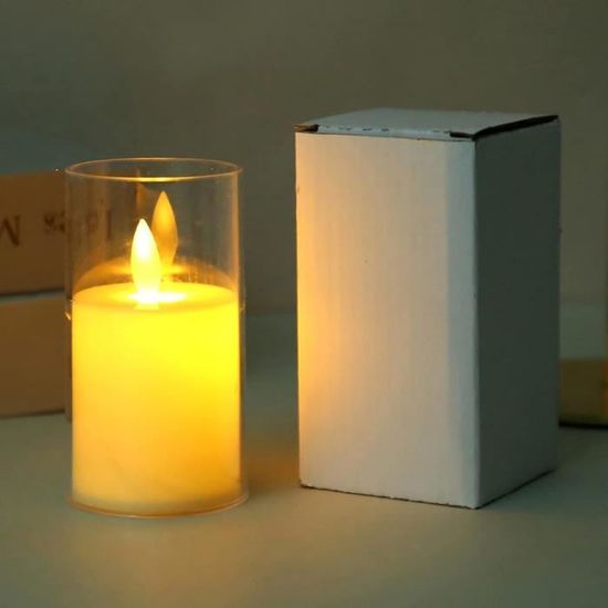 Lot De 2 Bougies Sans Flamme De 7,6 Cm à Lumière Vacillante