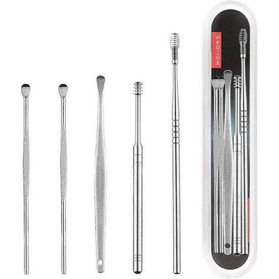 DeWin Lot De 5 Stylos D'indentation Pour Dessin, Stylet De Pointage à Double Extrémité En Hêtre En Acier Inoxydable Pour Peinture, Gravure