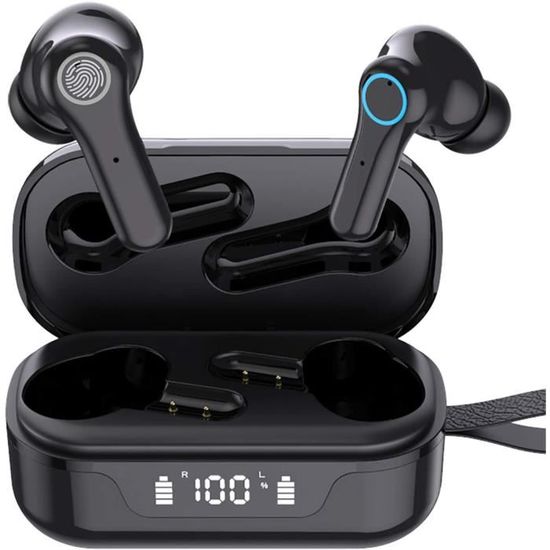 Ecouteur Bluetooth, Muzili IPX7 Écouteur sans Fil Sport Étanche 3D Hi-FI Son Stéréo, Anti-Bruit CVC 8.0, Oreillette Bluetooth 5.0