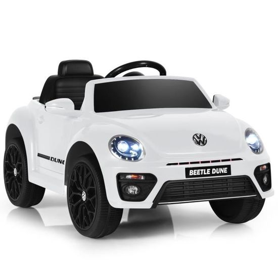 DREAMADE Voiture Électrique pour Enfants 12V avec Télécommande, Fonction de Démarrage, pour Enfants de 3 Ans et Plus, Blanc - Jeux - Jouets DREAMADE Voiture Électrique pour Enfants 12V avec Télécommande, Fonction de Démarrage, pour Enfants de 3 Ans et Plus, Blanc - Jeux - Jouets