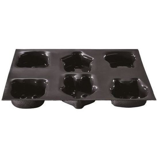 Moule à Pains Individuels FLEXIPAN 6 Alvéoles - 37,5 X 27 Cm - Neuf