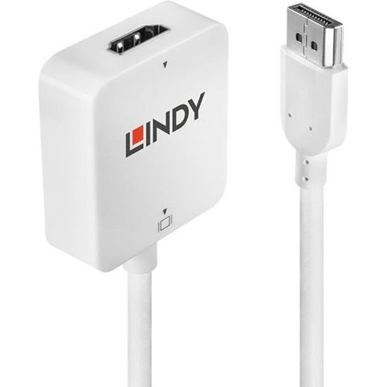 Convertisseur Mini DisplayPort Vers HDMI Lindy – Résolution Jusqu'à 1920x1200 | Pour PC, Mac, Ordinateur Portable - 5