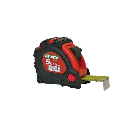 Metrica 38645 Mètre à ruban 3 freins 5m