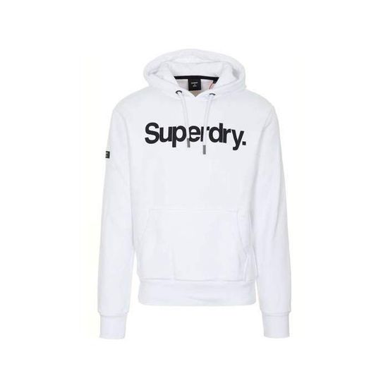 Sweat à Capuche Homme Superdry Grey Grit - Taille 2XL - Bon État Vintage
