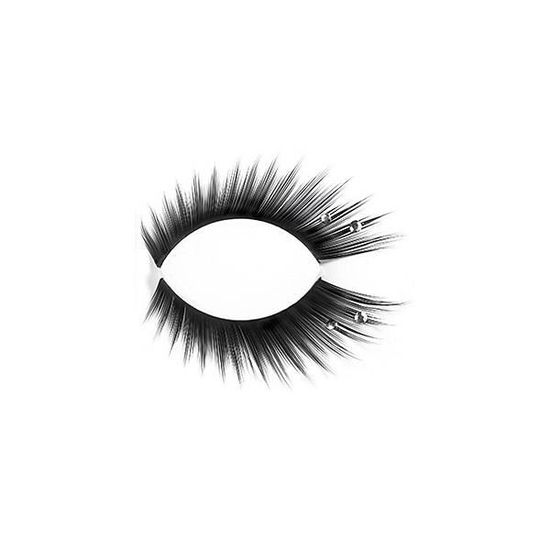 Faux Cils Adhésifs Peggy Sage - Modèle 'Regard Félin', Effet Naturel, Longueur Moyenne, Noir, Neufs Sous Emballage