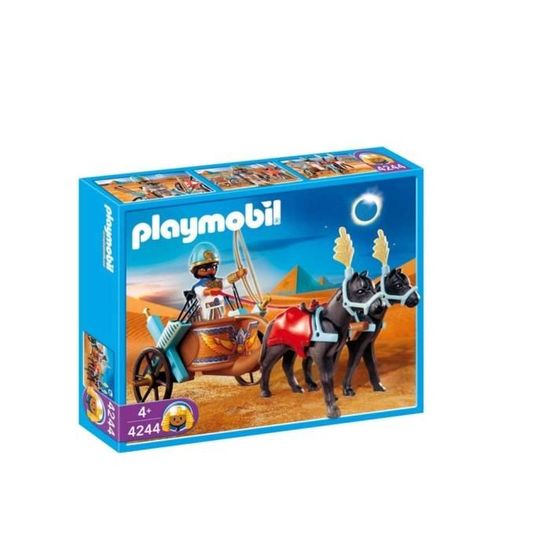 Playmobil - Pharaon et Char - Figurine - 4244 - Age minimum: 4 ans - Dimensions: 25 x 5 x 20 cm