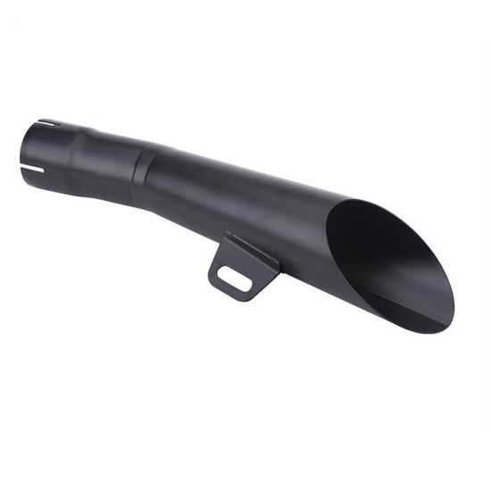 Support Universel De Silencieux Moto - Acier Inoxydable, Facile à Installer, Noir Et Argent - 5