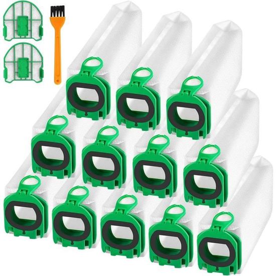 Aspirateur Kobolt 12 Sacs D'Aspirateur Pour Vorwerk Kobold VB100 VB 100 FP100 Sac Aspirateur Kobold Vb100