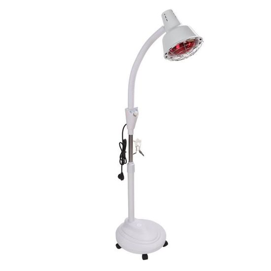 Lampe Infrarouge Chauffante 275W Avec Support Réglable - Rotation 360° Pour Massage Et Relaxation Musculaire
