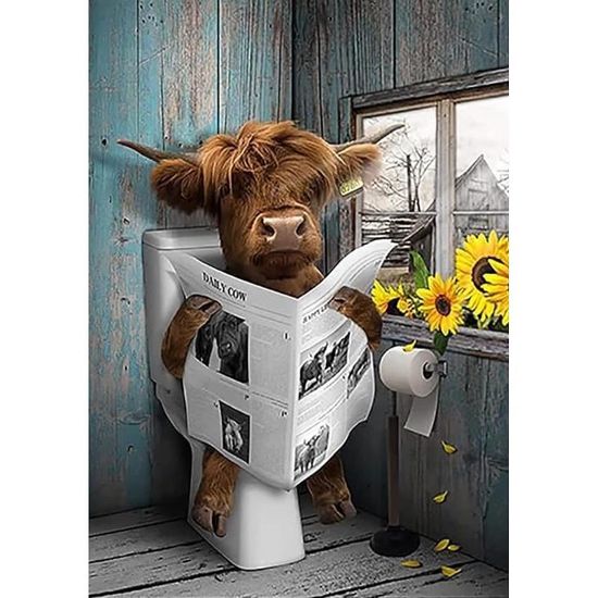 WeJimifa – Peinture Par Numéro Adulte 40x50 Cm – Animaux, Toile HD – Kit Acrylique Pour Débutants, Cadeau Et Déco Murale