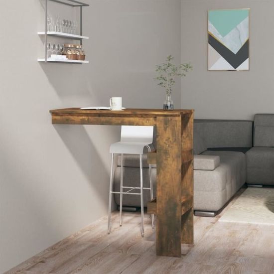 Table De Bistro VidaXL 60x60x75cm - Style Scandinave Chêne Sonoma - Bois Ingénierie
