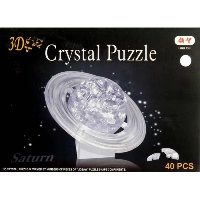 3d Crystal Puzzle-Saturn 40 pièces 
