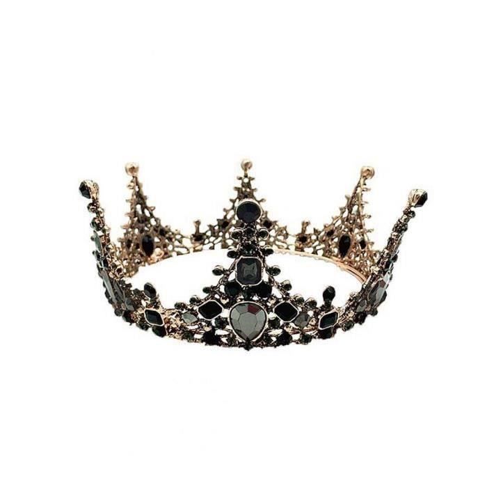Vintage Crown Forme De Gateau Qualite Couronne Metal Diademe En Cristal Gateau De Fete D Anniversaire Iscdav False Price 9 Cdiscount Maison