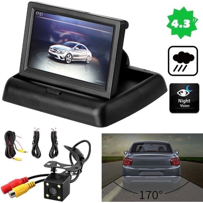 170° Voiture Caméra de recul HD+4,3\