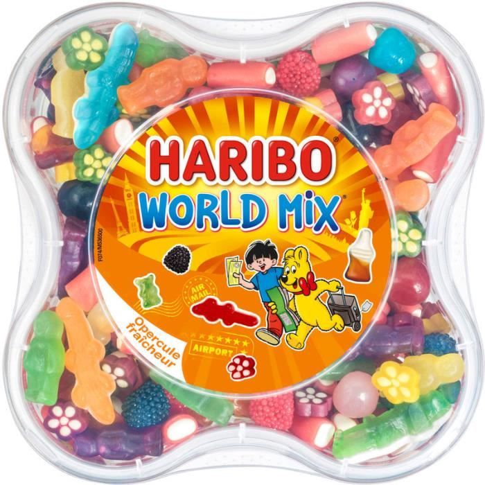 HARIBO Bonbons assortis World Mix - 750 g