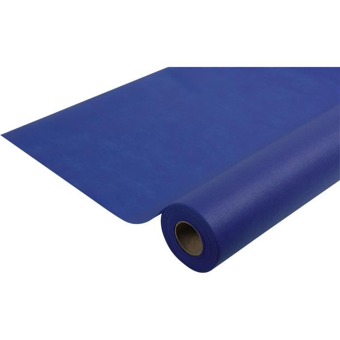 Nappe bleu marine papier épais spunbond 10m