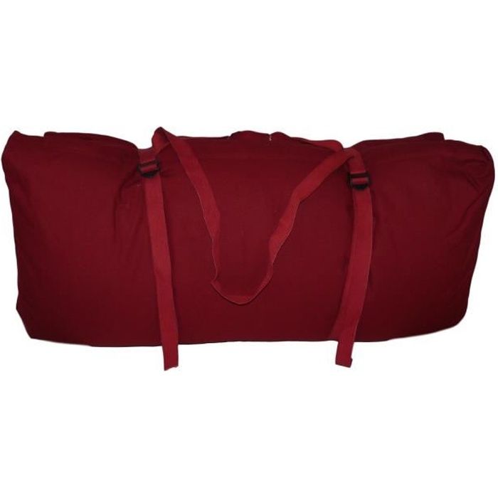 Zabuton Confort Plus 80 x 80 x 12 cm Bordeaux