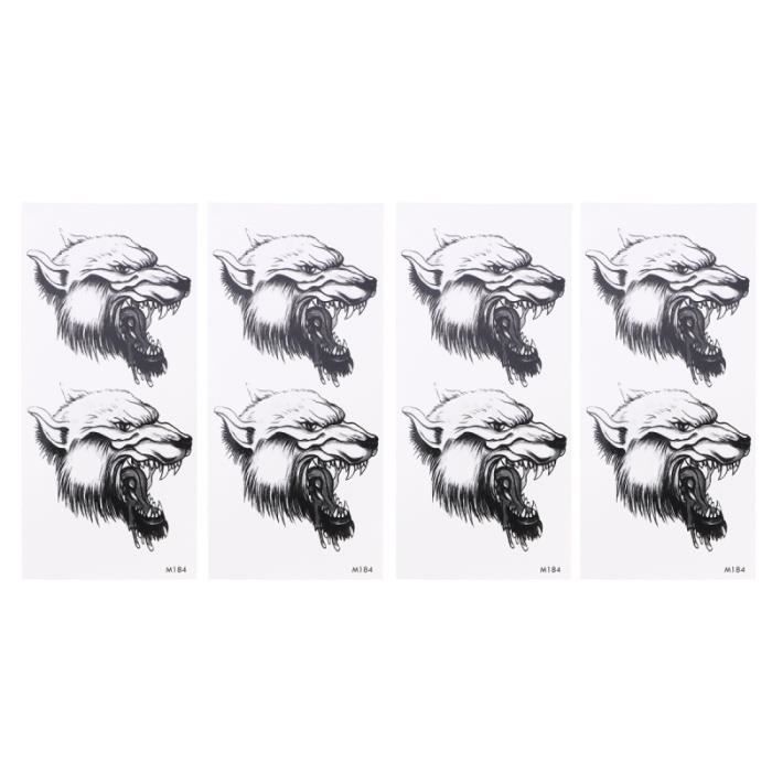 4pcs autocollants de tatouage tatouages créatifs non toxiques décoratifs imperméables TATTOOS - BODY JEWELERY - HAIR JEWELERY
