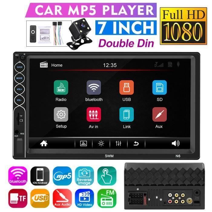 AUTORADIO 7-Pouces 2 Din Écran tactile HD Meecture de Voiture Stéréo bluetooth GPS NAV MP5 FM USB Me54298