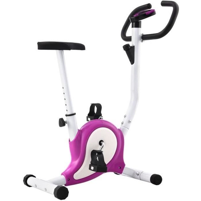 Vélo d'appartement Vélo Cardio Biking spinning d'Exercice Maison Entraînement Gym-avec résistance à courroie Violet #D#3161