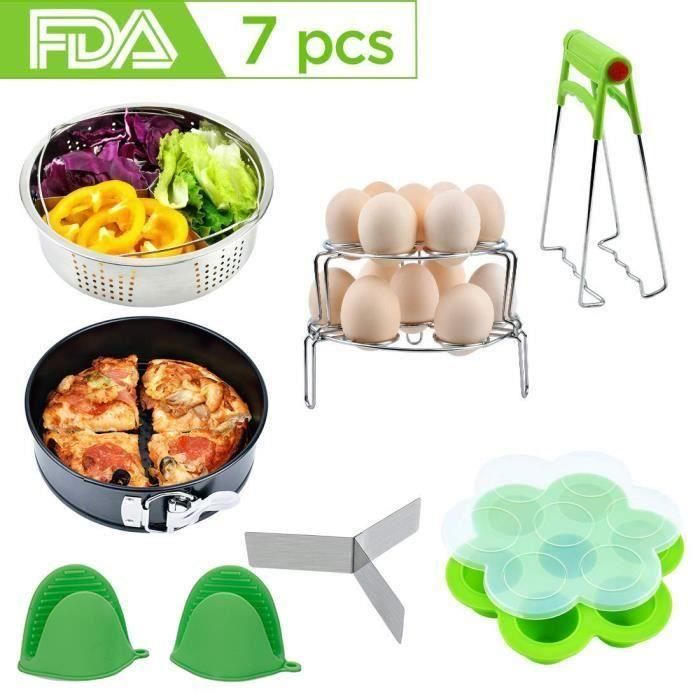 Jeu d'accessoires pour autocuiseur, compatible avec les réchauds instantanés 5 6 8 Qt - 7 pièces