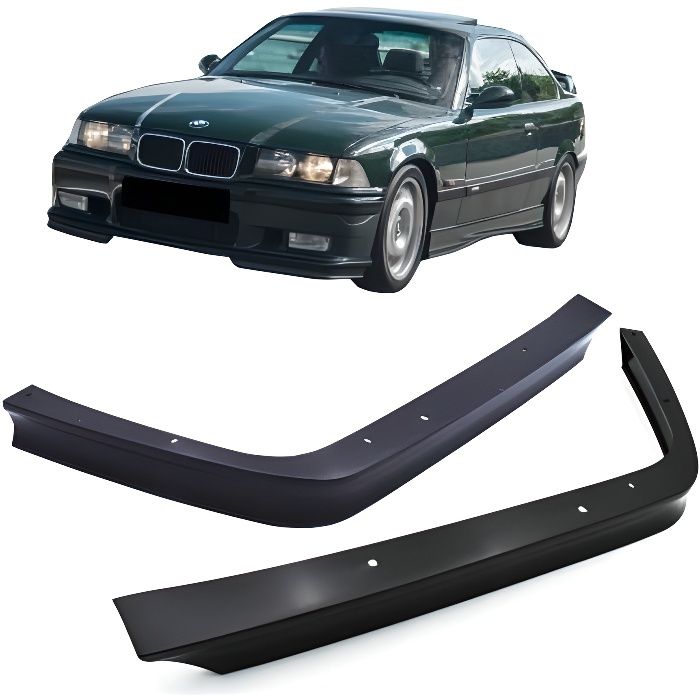 Pare-chocs spoiler pour BMW 3 E36 92-98 Flaps add-on lèvre Valance M3 GT Look